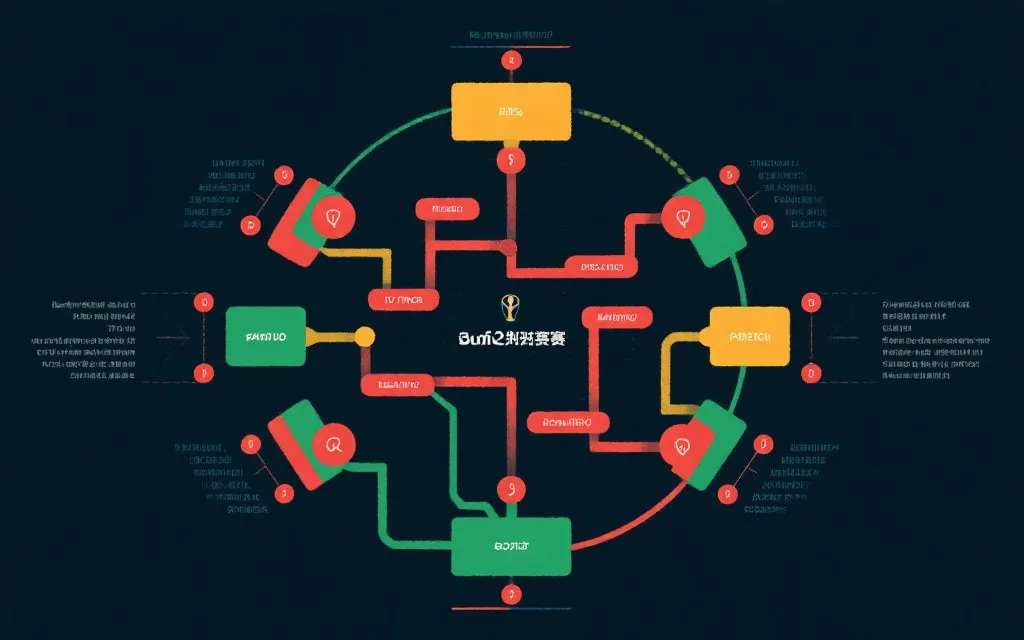 淘汰赛对阵图示意：美国队潜在路径与风险点